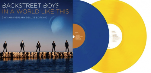 Виниловая пластинка Backstreet Boys — In A World Like This (coloured) (2LP) 2023, Gatefold, Blue & Yellow