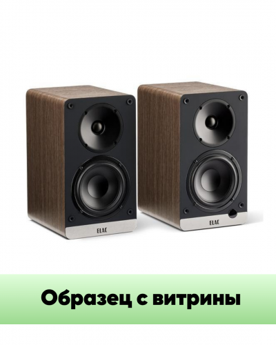 Активная полочная акустика ELAC Debut ConneX DCB41 Walnut (витрина)