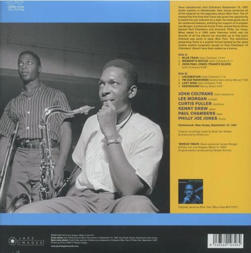 Виниловая пластинка JOHN COLTRANE - BLUE TRAIN