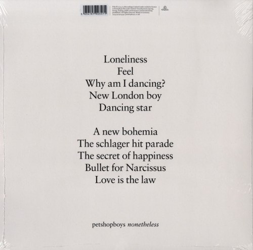 Виниловая пластинка PET SHOP BOYS - NONETHELESS (Grey Vinyl, Limited Edition)