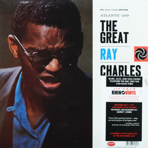 Виниловая пластинка RAY CHARLES - THE GREAT RAY CHARLES (180 GR)