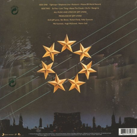 Виниловая пластинка ELECTRIC LIGHT ORCHESTRA - A NEW WORLD RECORD (2016 BLACK VINYL VERSION) (180 GR)