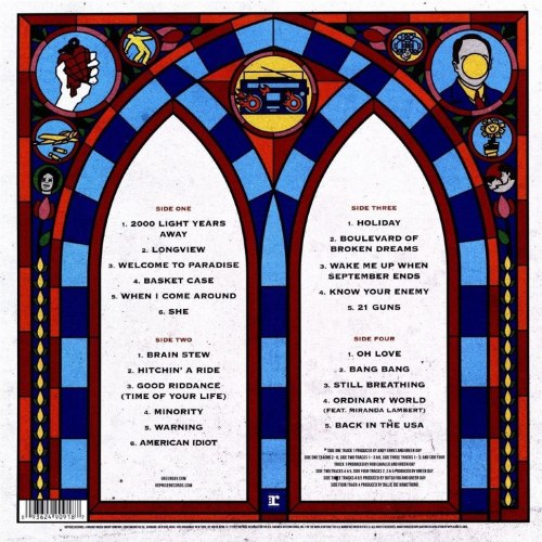 Виниловая пластинка GREEN DAY - GREATEST HITS: GOD'S FAVORITE BAND (2 LP)