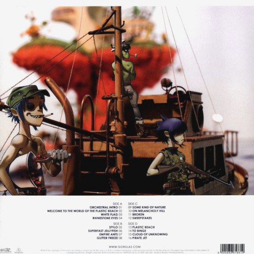Виниловая пластинка GORILLAZ - PLASTIC BEACH (2 LP)