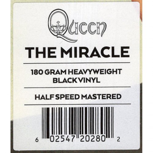 Виниловая пластинка QUEEN - THE MIRACLE (180 GR)