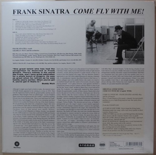 Виниловая пластинка FRANK SINATRA - COME FLY WITH ME (180 GR)