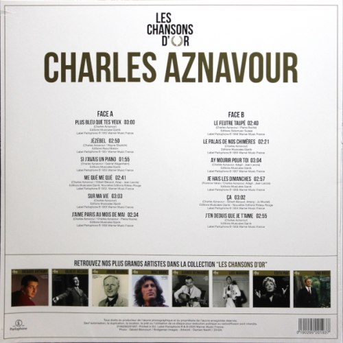 Виниловая пластинка CHARLES AZNAVOUR - LES CHANSONS D'OR
