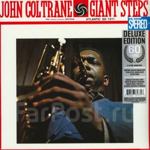 Виниловая пластинка JOHN COLTRANE - GIANT STEPS (60TH ANNIVERSARY, 180 GR, 2 LP)