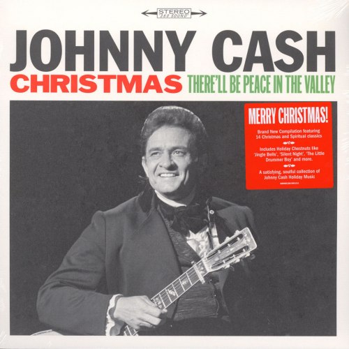 Виниловая пластинка JOHNNY CASH - CHRISTMAS: THERE'LL BE PEACE IN THE VALLEY