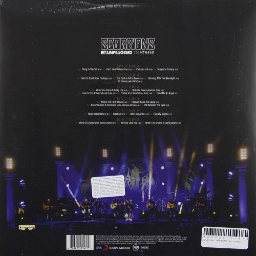Виниловая пластинка SCORPIONS - MTV UNPLUGGED (3 LP)