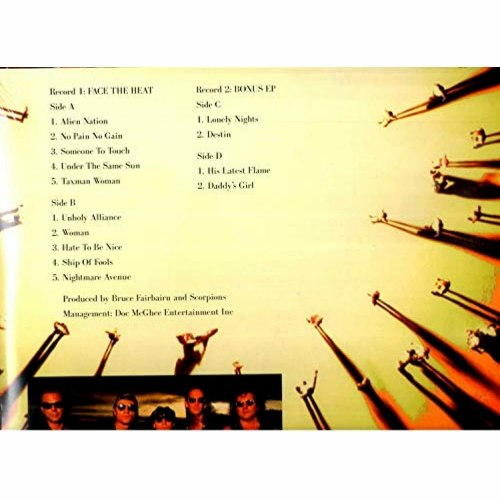 Виниловая пластинка SCORPIONS - FACE THE HEAT (2 LP)