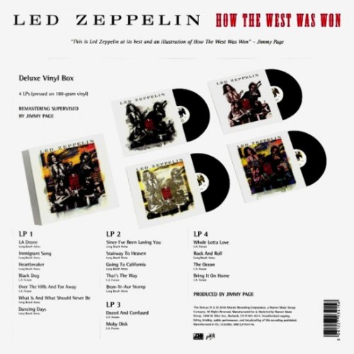 Виниловая пластинка LED ZEPPELIN - HOW THE WEST WAS WON (4 LP)
