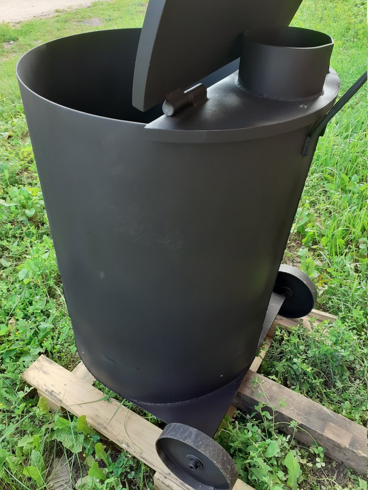 Печь - бочка для сжигания мусора УСМ-200   