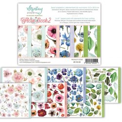 Набор для вырезания Flora Book 2, 6 листов, 15х20 см. Mintay Papers
