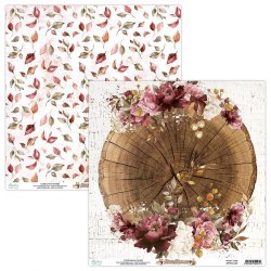 Набор бумаги Fall Festival, 12 листов + 1 лист для вырезания, 30 х 30 см., Mintay Papers