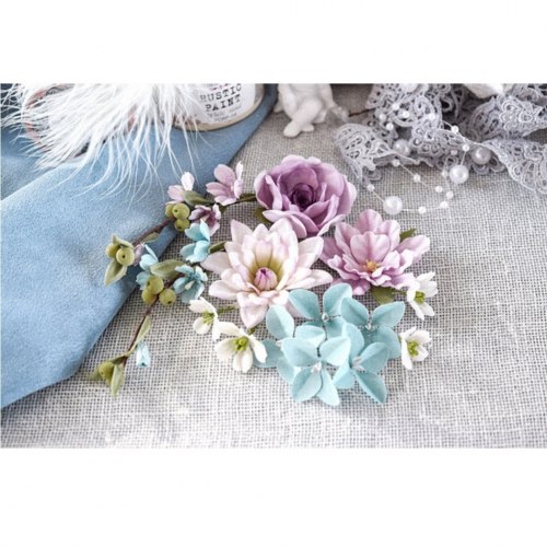 Набор цветов "Цветочный блюз" фиолетовый, Pastel Flowers