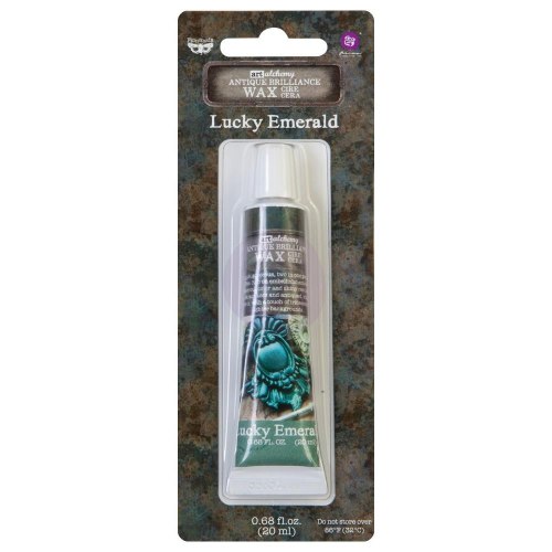Воск Metallique Wax by Finnabair, Prima Marketing Ink цвет Lucky Emerald