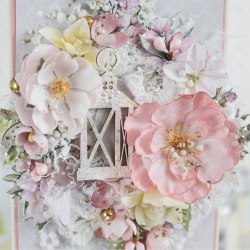 Набор цветов "Шиповник" розовый, Pastel Flowers