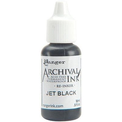Заправка Archival Re-Inker - Jet Black, 18 мл. Ranger