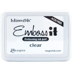Emboss It Ink Pad, чернила прозрачные для эмбоссинга, Ranger