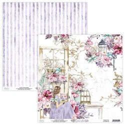 Набор бумаги Graceful, 12 листов + 1 бонусных лист, 15 х 15 см., Mintay Papers