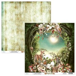 Набор бумаги Woodland, 6 листов + 1 лист для вырезания, 30 х 30 см., Mintay Papers
