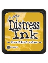 Distress Mini Ink Pad, Ranger цвет Fossilized Amber