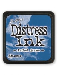Distress Mini Ink Pad, Ranger цвет Faded Jeans