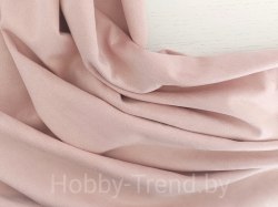 Замша 25х75 см, цвет нежно-розовый