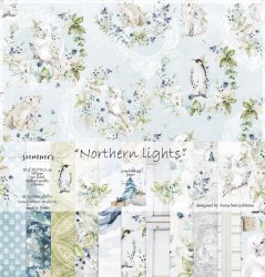 Набор двусторонней бумаги "Northern lights", 30,5*30,5см, Summer Studio Northern lights
