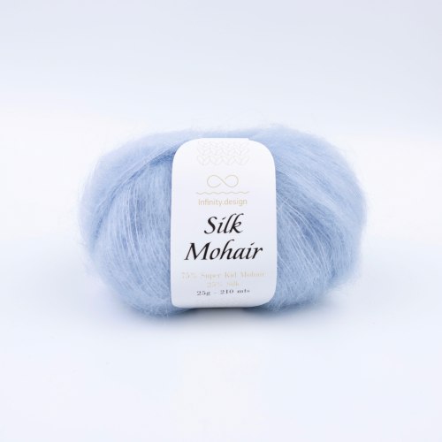 Пряжа Инфинити Силк Мохер (Infinity Silk Mohair) 5930 пыльно-голубой