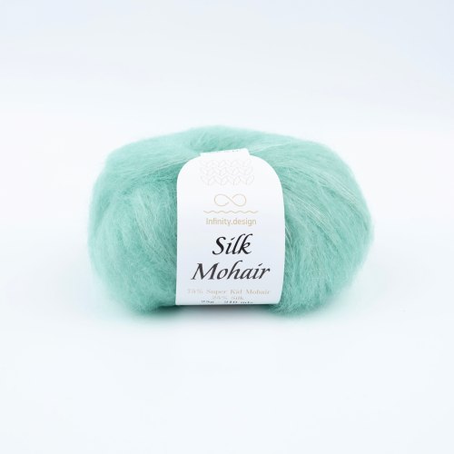 Пряжа Инфинити Силк Мохер (Infinity Silk Mohair) 7711 мятный