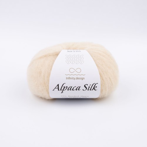 Пряжа Инфинити Альпака Силк (Infinity Alpaca Silk) 1012 натуральный