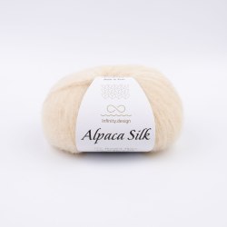 Пряжа Инфинити Альпака Силк (Infinity Alpaca Silk) 1012 натуральный