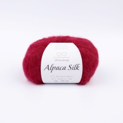 Пряжа Инфинити Альпака Силк (Infinity Alpaca Silk) 4554 красное вино