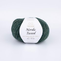 Пряжа Инфинити Нордик Твид (Infinity Nordic Tweed) 8581 зелёный лес