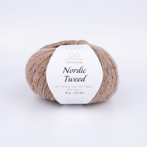 Пряжа Инфинити Нордик Твид (Infinity Nordic Tweed) 2650 бежевый