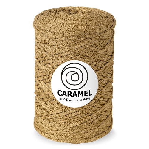 Полиэфирный шнур Caramel цвет Дижонская горчица 200 м.