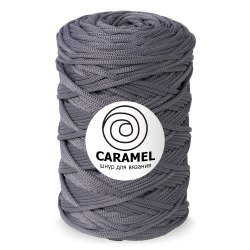 Полиэфирный шнур Caramel цвет Графит 200 м.