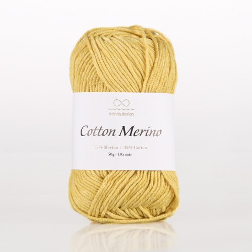 Пряжа Инфинити Коттон Мерино (Infinity Cotton Merino) 2015 кукурузно-жёлтый