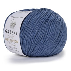 Пряжа Газзал Бейби Коттон XL (Gazzal Baby Cotton XL) 3431 джинс