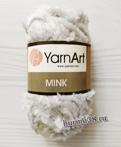 Пряжа Ярнарт Минк (YarnArt Mink) 334 светло-серый