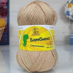 Пряжа Камтекс Бамбино Бэйби цвет 005 бежевый