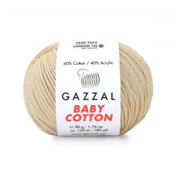 Пряжа Газзал Бейби Коттон (Gazzal Baby Cotton) 3445 экрю