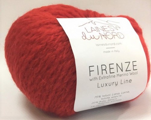 Пряжа Laines Du Nord Firenze 304 красный