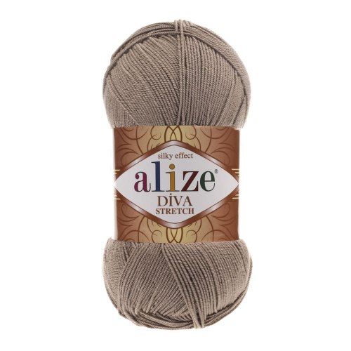 Пряжа Ализе Дива Стрейч (Alize Diva Stretch) цвет 167 бежевый