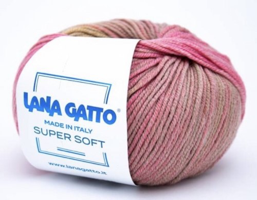 Пряжа Лана Гатто Супер Софт PRINT (Lana Gatto Super Soft) 8509