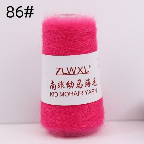 Пряжа Кид Мохер (Kid Mohair Yarn) цвет 86 барби