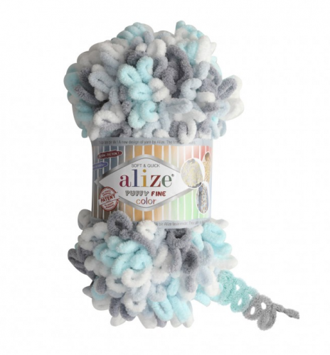 Пряжа Ализе Пуффи Fine (Alize Puffy Fine) цвет 5939