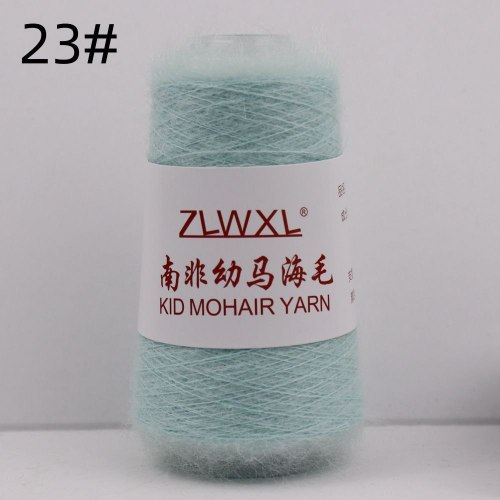 Пряжа Кид Мохер (Kid Mohair Yarn) цвет 23 айсберг